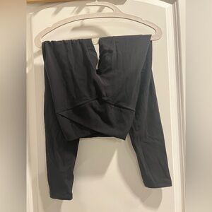 Buffbunny Candid Cross-waist leggings, Size S, Black